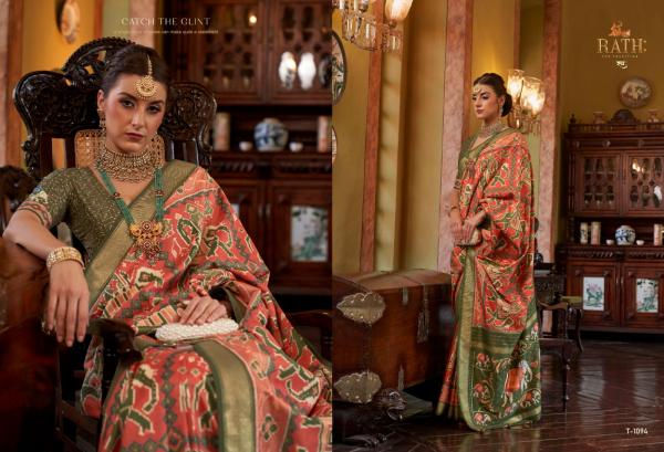 Rath Rang Mahal 1090 To 1099 Designer Tusar Silk Saree Collection